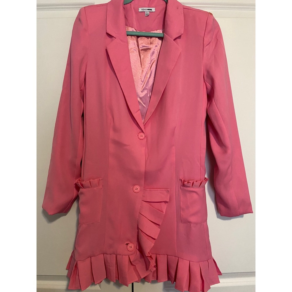 Pretty in Pink Blazer Dress